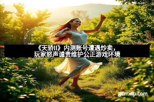 《天骄II》内测账号遭遇炒卖，玩家怒声谴责维护公正游戏环境